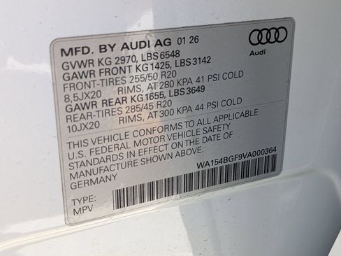 New 2027 Audi Q6 e-tron Premium Plus AWD/4WD image 17