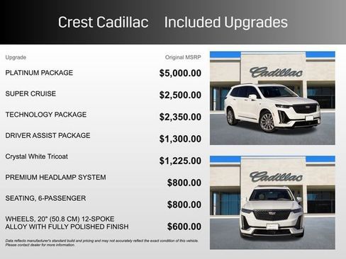 Certified 2023 Cadillac XT6 Premium Luxury w/ Platinum Package image 6