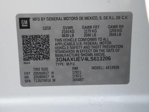 Certified 2020 Chevrolet Equinox LT AWD/4WD image 32