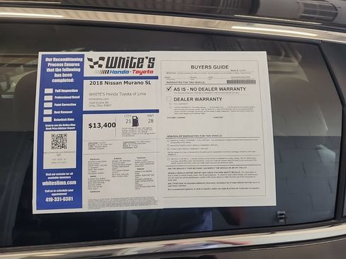 Used 2018 Nissan Murano SL AWD/4WD image 18