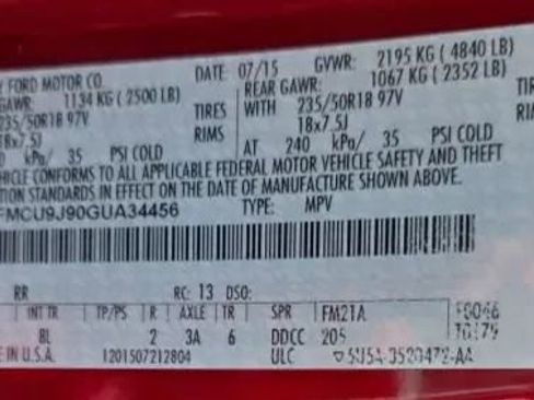 Used 2016 Ford Escape Titanium AWD/4WD image 58