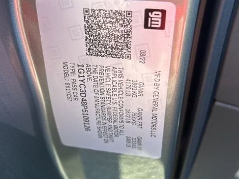 Certified 2023 Chevrolet Corvette Stingray Premium Conv w/ Z51 Performance Package image 37