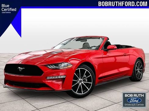 Used 2023 Ford Mustang Convertible w/ Wheel & Stripe Package RWD image 1