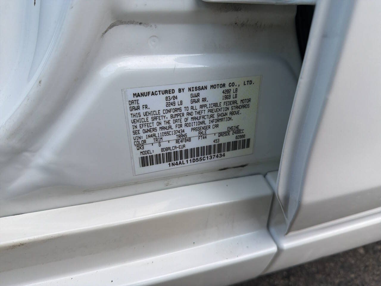 Used 2005 Nissan Altima 2.5 S w/ (F01) Convenience Pkg FWD image 31