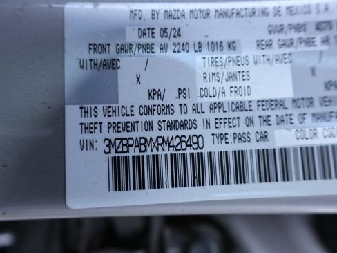 Used 2024 MAZDA MAZDA3 s FWD image 37