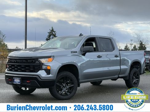 Used 2023 Chevrolet Silverado 1500 Custom Trail Boss w/ LPO, Dark Essentials Package image 1