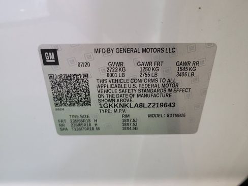 Used 2020 GMC Acadia SLE FWD image 33