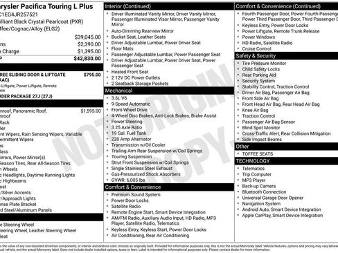 Used 2018 Chrysler Pacifica Touring-L Plus image 6