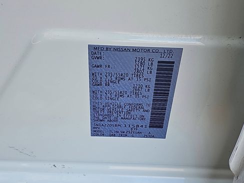 Used 2023 Nissan Murano Platinum w/ Cargo Package image 36