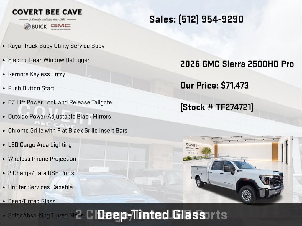 New 2026 GMC Sierra 2500 Pro w/ Convenience Package RWD image 18