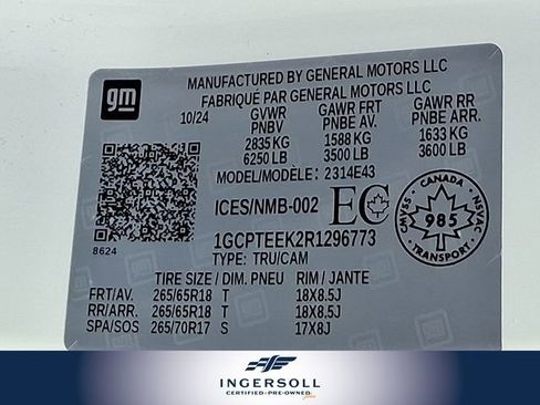 Used 2024 Chevrolet Colorado Trail Boss image 30