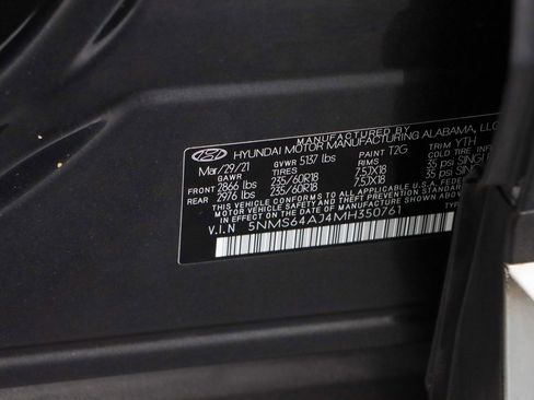 Used 2021 Hyundai Santa Fe SEL w/ Convenience Package FWD image 31