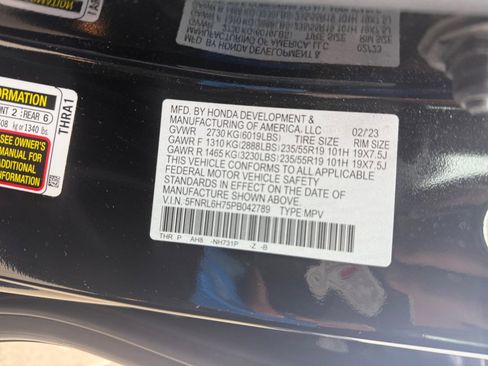 Certified 2023 Honda Odyssey Sport image 39