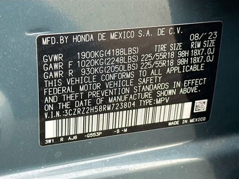 Certified 2024 Honda HR-V Sport image 28