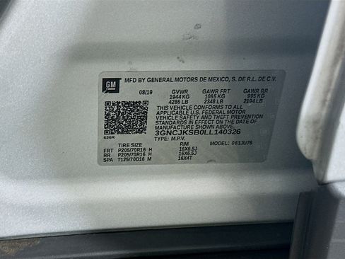 Used 2020 Chevrolet Trax LS FWD image 12