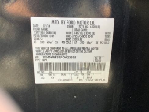 Used 2015 Ford Explorer Limited w/ Equipment Group 301A AWD/4WD image 22