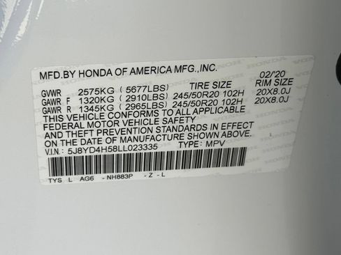 Used 2020 Acura MDX w/ Technology Package AWD/4WD image 26
