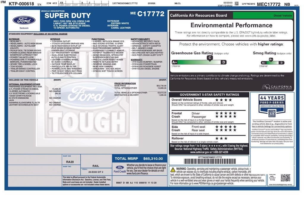 Used 2021 Ford F250 Lariat AWD/4WD image 59