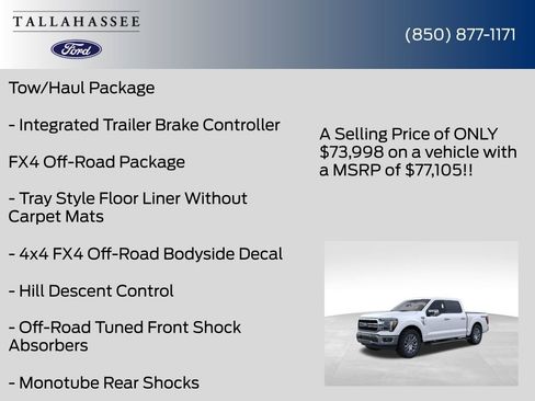 New 2026 Ford F150 Lariat w/ Equipment Group 502A High image 30