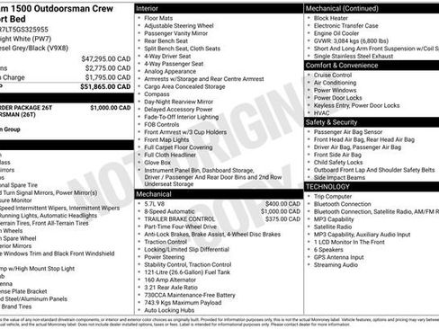 Used 2016 RAM 1500 Outdoorsman AWD/4WD image 4