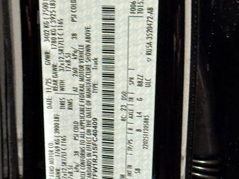 New 2025 Ford F150 Raptor w/ Equipment Group 803A Raptor R image 51