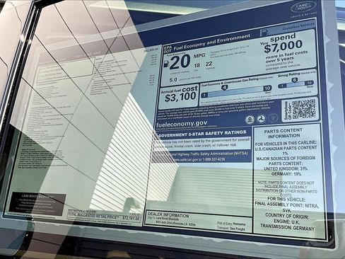 New 2026 Land Rover Defender 110 S AWD/4WD image 14