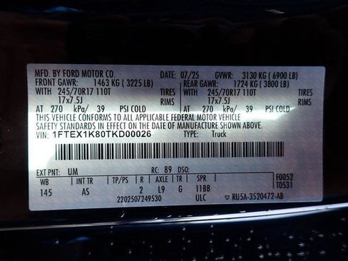 Used 2026 Ford F150 XL w/ Equipment Group 103A High RWD image 22