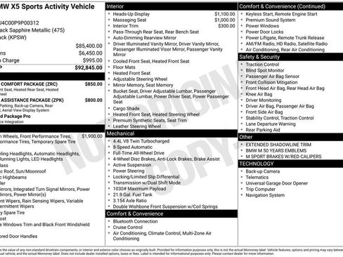 Used 2023 BMW X5 M50i w/ Climate Comfort Package image 30