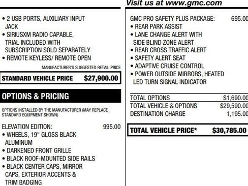 Certified 2022 GMC Terrain SLE w/ Elevation Edition image 3