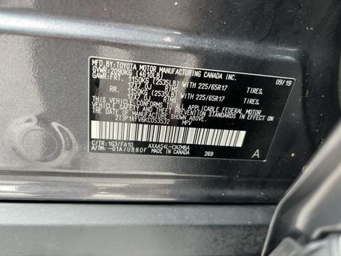 Used 2019 Toyota RAV4 XLE w/ All Weather Liner Package AWD/4WD image 27