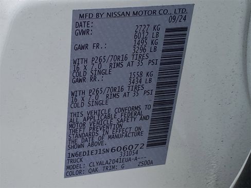 Certified 2025 Nissan Frontier S image 11