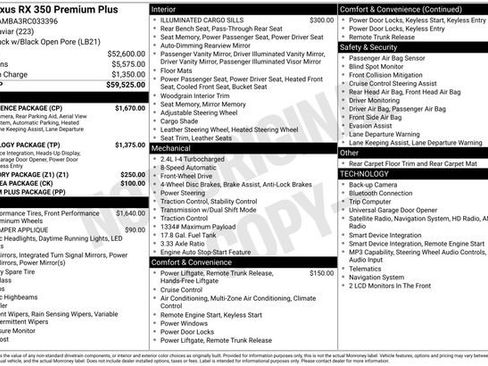Used 2024 Lexus RX 350 Premium Plus w/ Convenience Package FWD image 23