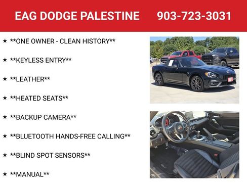 Used 2019 FIAT 124 Spider Abarth w/ Convenience Group RWD image 4
