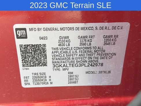 Used 2023 GMC Terrain SLE w/ Driver Convenience Package AWD/4WD image 21