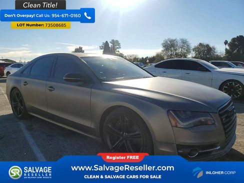 Used 2013 Audi S8 AWD/4WD image 5