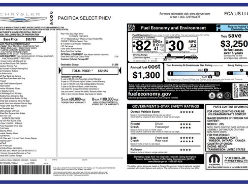 Used 2024 Chrysler Pacifica Limited FWD image 33