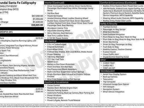 New 2026 Hyundai Santa Fe Calligraphy FWD image 27