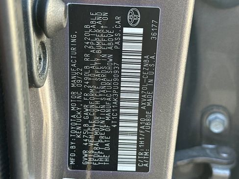 Used 2023 Toyota Camry LE image 33