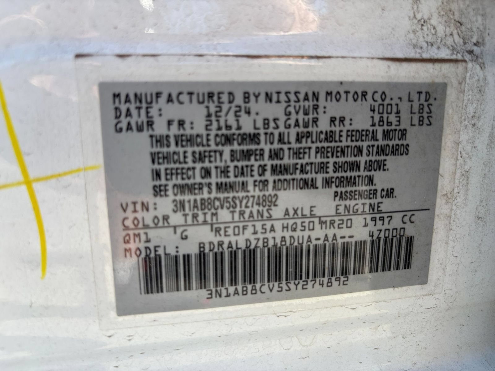 Used 2025 Nissan Sentra SV FWD image 27