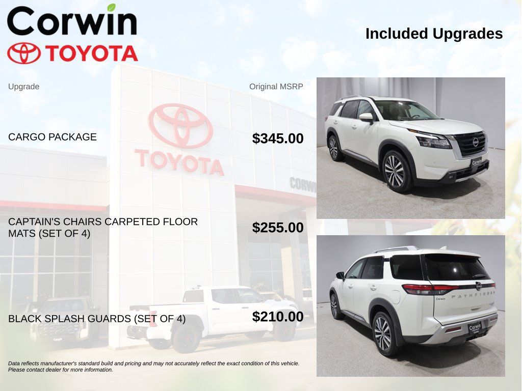 Used 2022 Nissan Pathfinder Platinum w/ Cargo Package AWD/4WD image 4