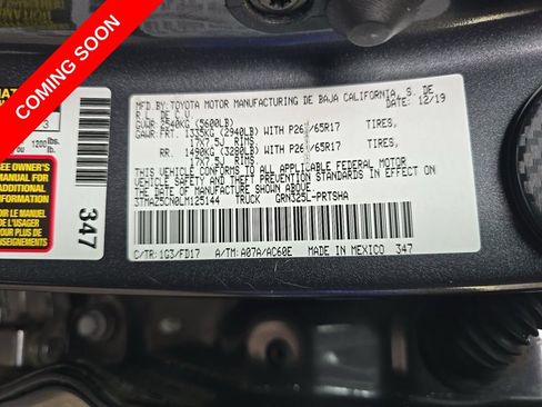 Used 2020 Toyota Tacoma TRD Sport w/ Technology Package RWD image 8