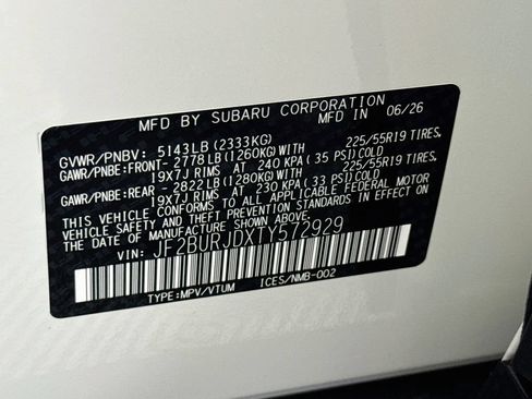 New 2026 Subaru Outback Touring XT AWD/4WD image 34
