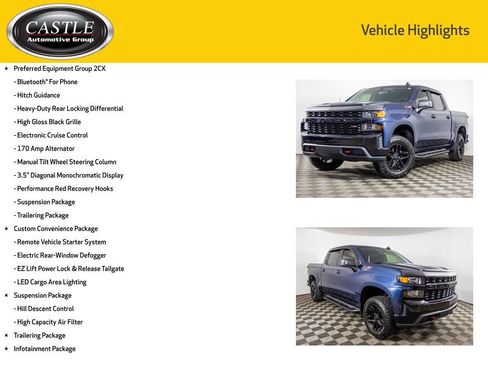 Used 2019 Chevrolet Silverado 1500 Custom Trail Boss w/ Custom Convenience Package AWD/4WD image 8