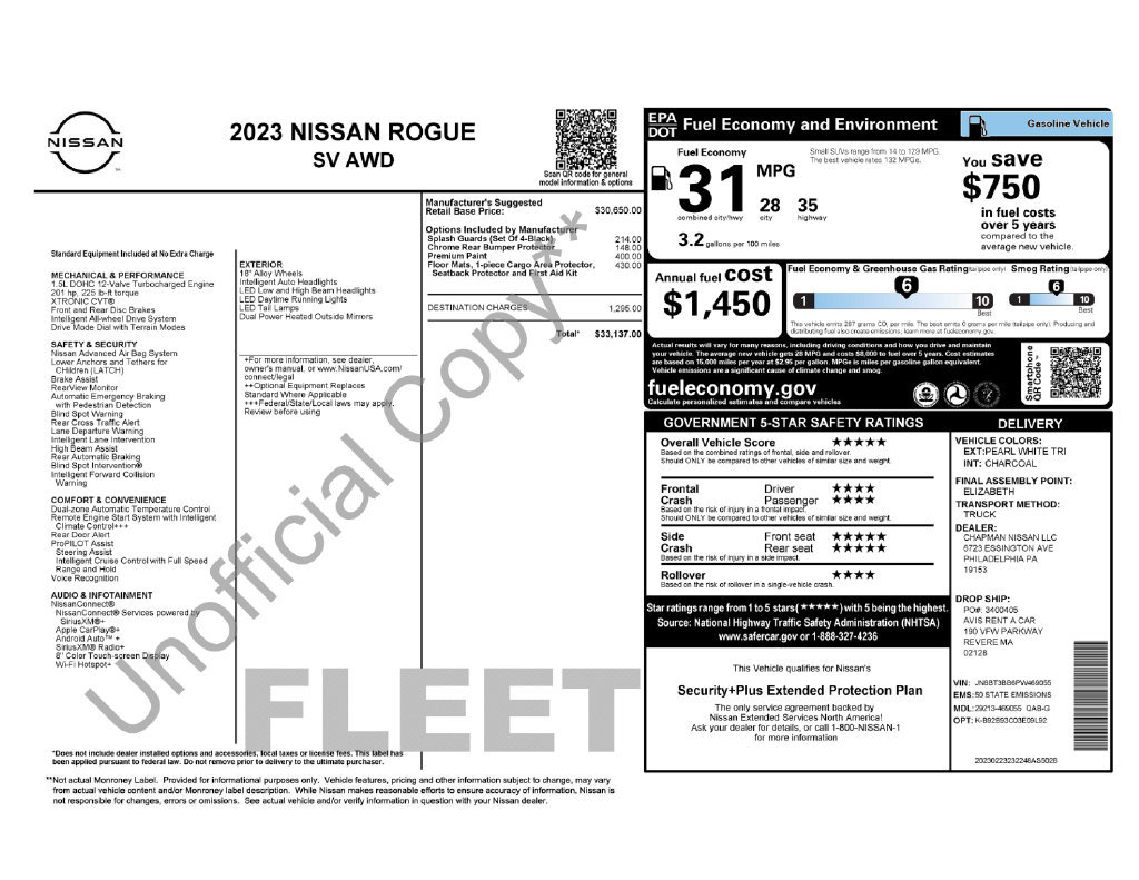 Used 2023 Nissan Rogue SV AWD/4WD image 32