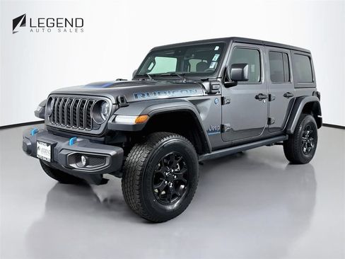 Used 2024 Jeep Wrangler Unlimited Rubicon 4xe w/ Technology Group AWD/4WD image 1