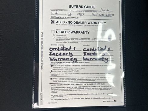 Used 2025 Honda Civic Sport image 26