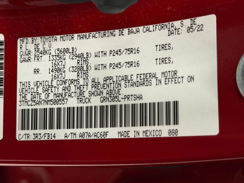 Used 2022 Toyota Tacoma SR image 17