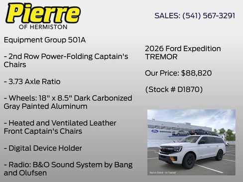 New 2026 Ford Expedition Tremor image 6