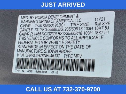 Used 2022 Honda Odyssey EX-L image 32