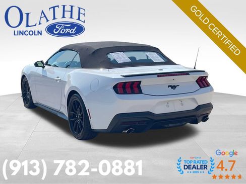 Certified 2025 Ford Mustang Convertible w/ Mustang Nite Pony Package RWD image 4